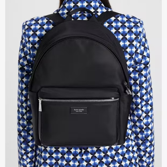NWT Kate Spade Sam Icon KSNYL Nylon Medium Backpack S/O Online Rare Hard To Find - Picture 3 of 15